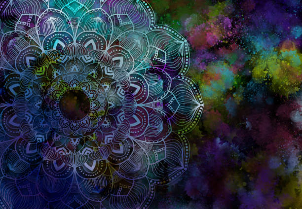 istock Abstract mandala flower graphic background 1005182074