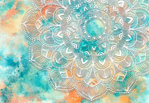 istock Abstract mandala flower graphic background 1005182100