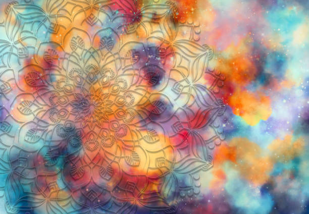 istock Abstract mandala flower graphic background 1005182112