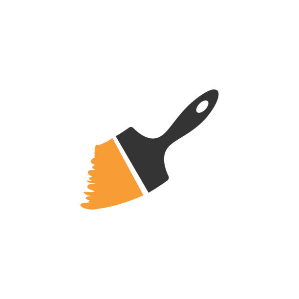 Paint logo or icon design template
