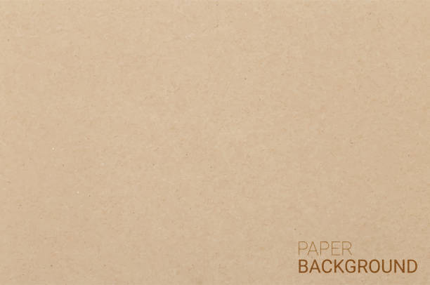갈색 종이 질감 배경. 벡터 일러스트 eps 10 - paper recycling brown paper craft stock illustrations