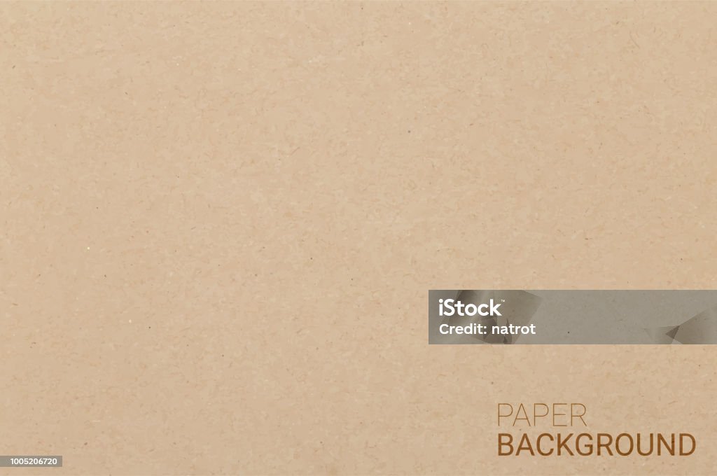 Brown paper texture background. Vector illustration eps 10 Paper stock vector