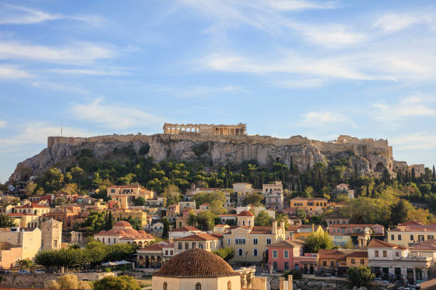 istock Acropolis rock and Monastiraki. Athens, Greece 1005219754