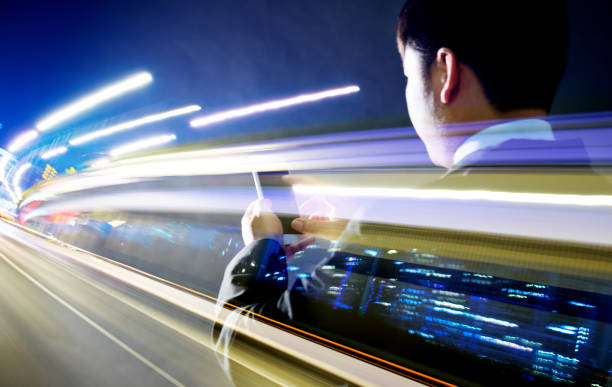 istock Multiple exposure of businessman using mobile phone 1005241288