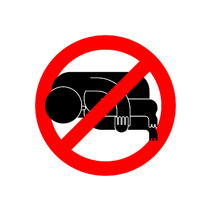 Stop Whiner. Ban Whiny. No Moaner. Admonition downer. Red Prohibiting Road sign. Vector illustration.