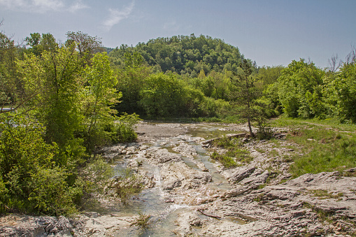 At the upper reaches of the river Mirna in Istria you will find many idyllic views