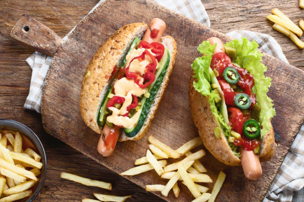 istock Delicious homemade hot dogs 1005290784