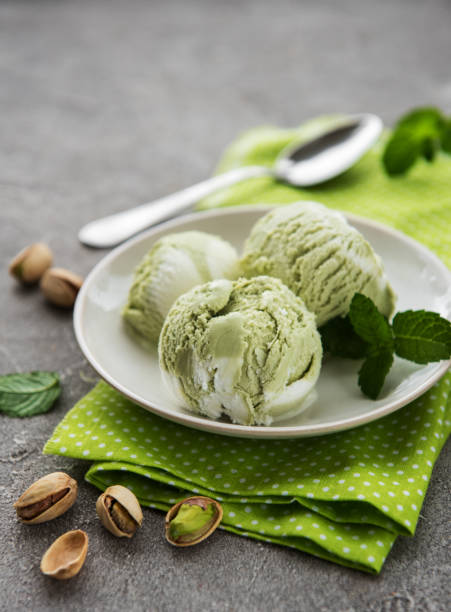 istock pistachio ice cream and mint 1005303674
