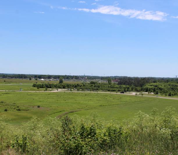 istock Hilltop View of Green Park Landscape 1005304676