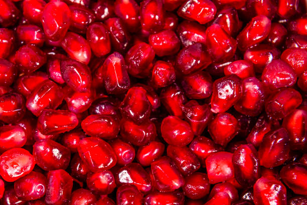 istock Texture of the garnet seeds for the background 1005306956