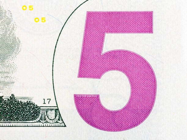 istock Detail of five U.S. dollar banknote 1005334866