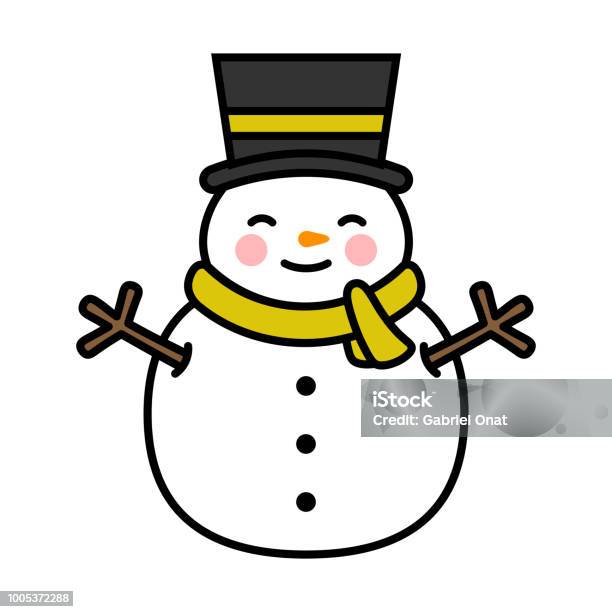 Snowman Logo Stock Illustration - Download Image Now - Adult, Animal Body Part, Animal Head