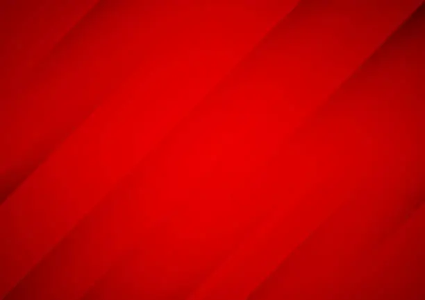 Vector illustration of Abstract red vector background with stripes