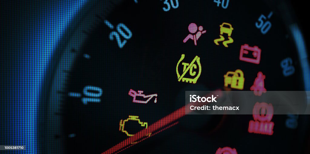 Car Speedometer Computer Car Speedometer On Computer Screen Stock Photo - Download Image Now ...