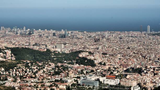 istock A panoramic view of Barcelona taken from the hill above it 1005390432