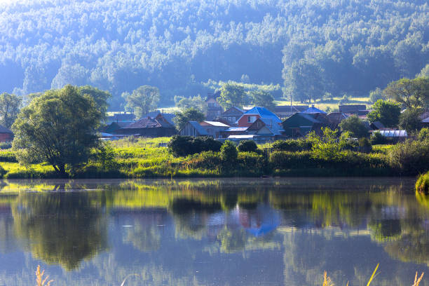 Village on the lake