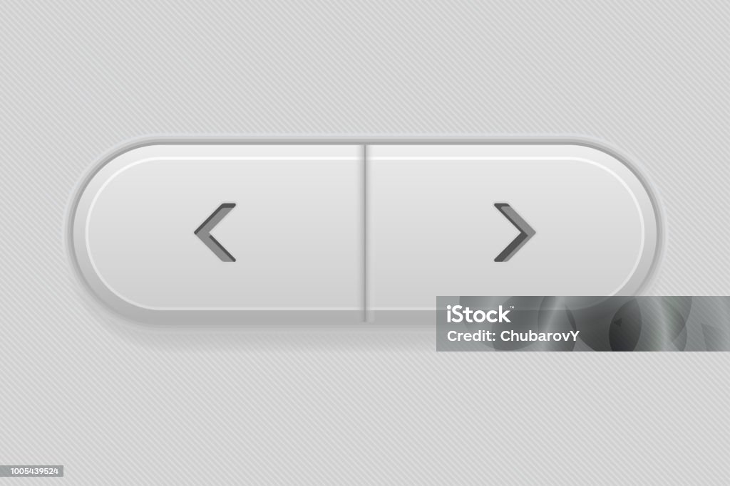 Next Command Button Previous And Next Buttons Control Interface 3d Sign Stock Illustration ...