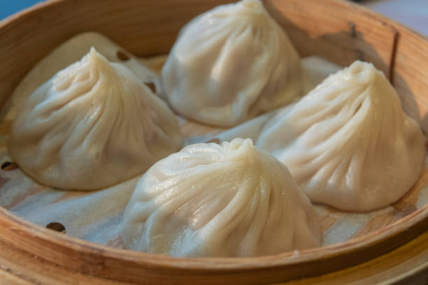 istock Shanghai-style pork dumplings, or Xiaolongbao 1005453978