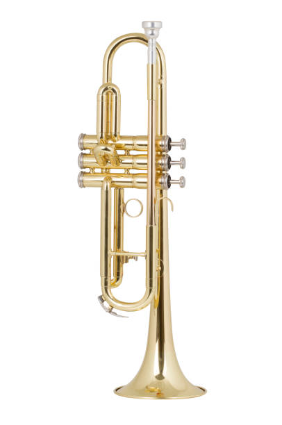 trompete de latão - jazz music trumpet valve - fotografias e filmes do acervo