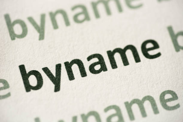 istock word byname printed on paper macro 1005466282