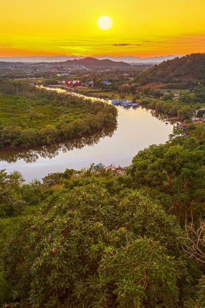 istock River park on twilight time summer season 1005476440