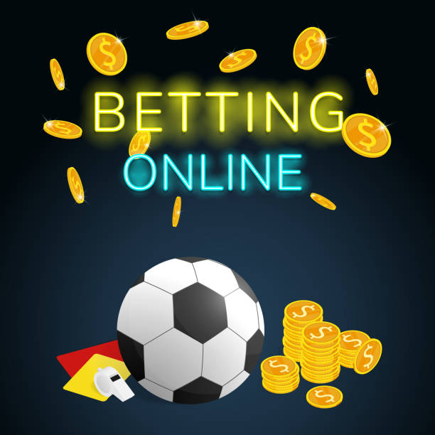 football betting online make money vector football betting online make money vector sports betting free cash back stock illustrations
