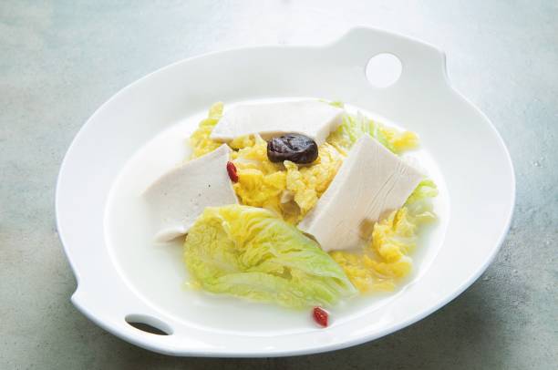 istock Vegetable tofu mushroom soup 1005496660