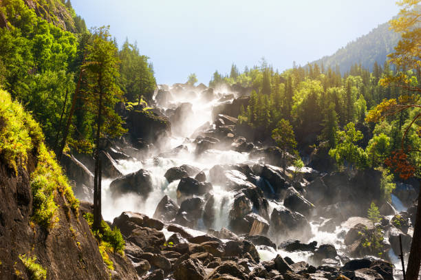 istock Uchar waterfall in Altai mountains, Siberia, Russia 1005516600