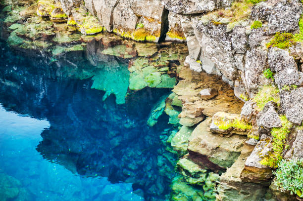 istock Cliffs and deep fissure in Thingvellir National Park, Iceland 1005516644