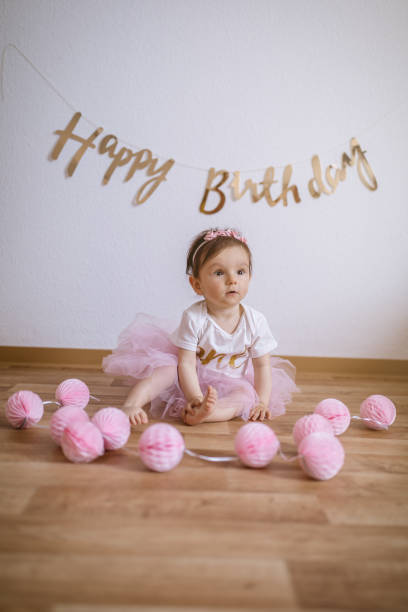 istock Cute toddler celebrating a birthday 1005520428
