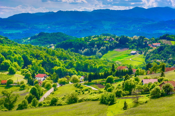 istock Northern Croatia landscape Zagorje. 1005521190