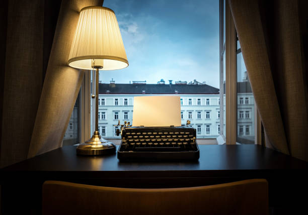 istock Workplace of a writer, journalist, creator. 1005524318