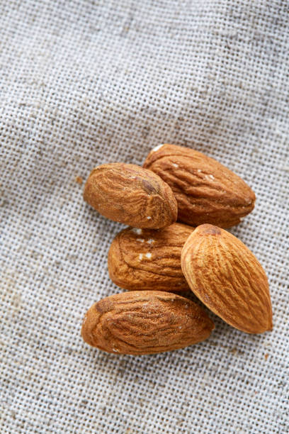 istock Peanut shells food background, close-up, shallow depth of field, macro. 1005529070