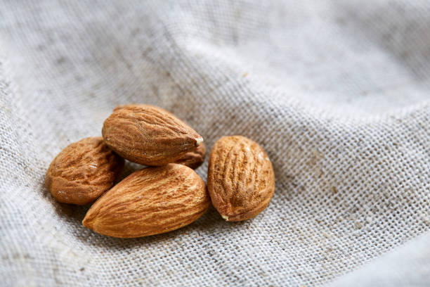 istock Peanut shells food background, close-up, shallow depth of field, macro. 1005529080
