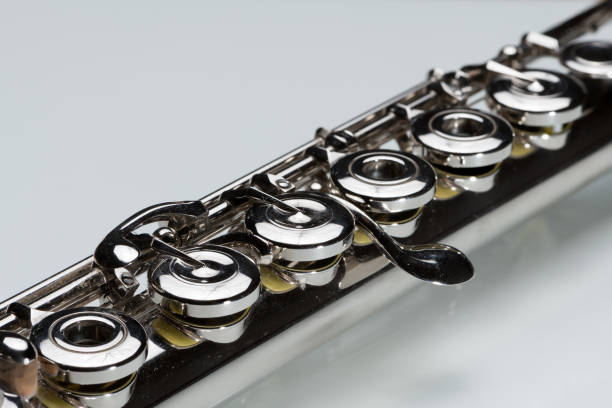 istock The keys of a platinum plated silver flute 1005529610