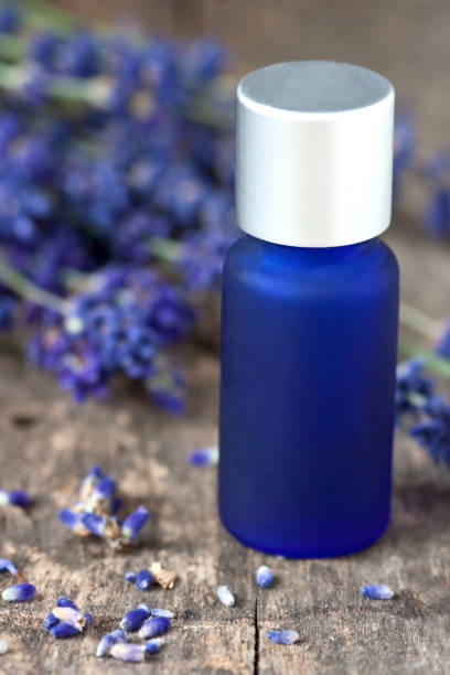 istock Lavender spa setting. Wellness theme with lavender products 1005596632