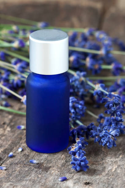 istock Lavender spa setting. Wellness theme with lavender products 1005596638