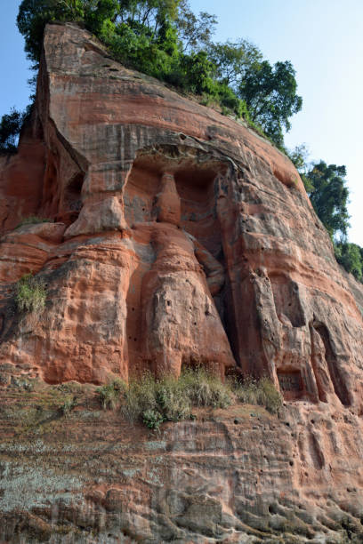 istock Statue beside Leshan Giant Buddha 1005600092