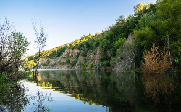 istock Rocks and a mountain lake in summer 1005603504
