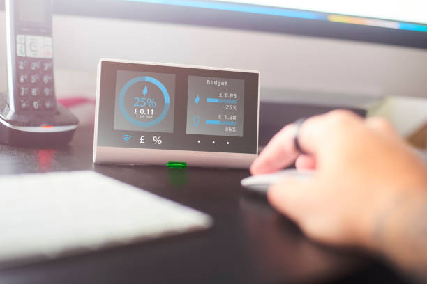 istock Energy consumption in home office 1005621410