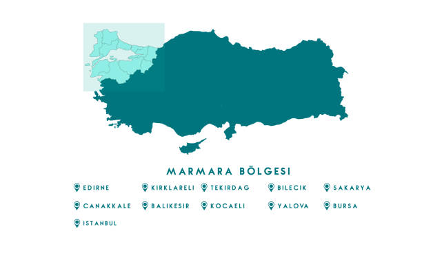 Map of turkey. High detailed vector map - turkey. Map of turkey. High detailed vector map - turkey. antakya stock illustrations