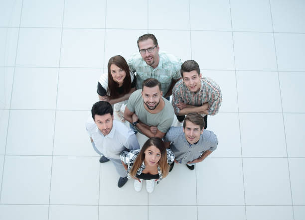 istock top view.group group of successful young people 1005636712