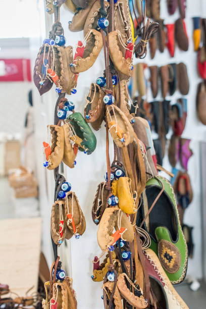 istock Set of traditional hand made shoes 1005662172