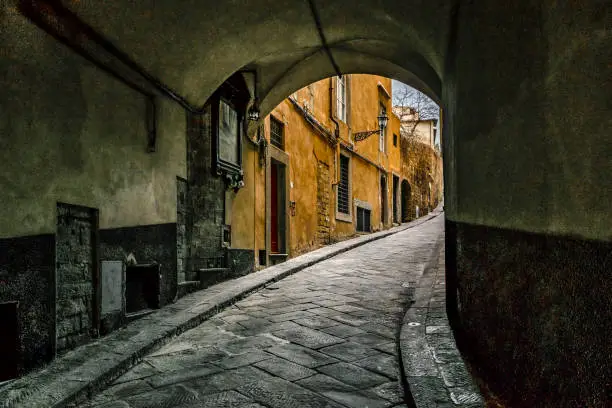 Photo of Costa di San Giorgio Street, Florence, Italy