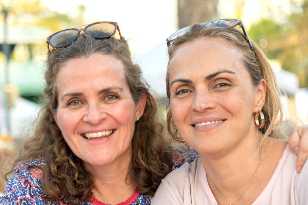 istock Mature women posing together 1005662558
