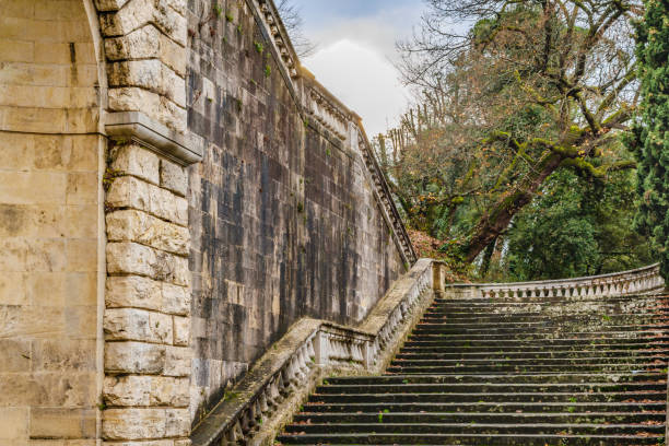 istock Stone Stairs at Oltrarno Park, Florence Italy 1005666936