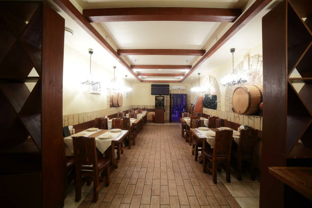 istock european restaurant in bright colors 1005667638