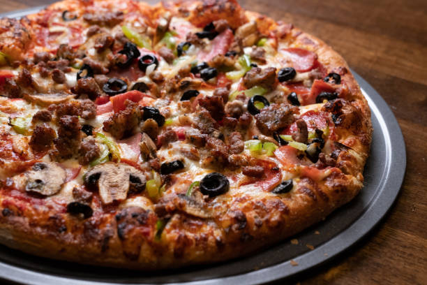 istock Fresh Made Italian Pizzas 1005668358