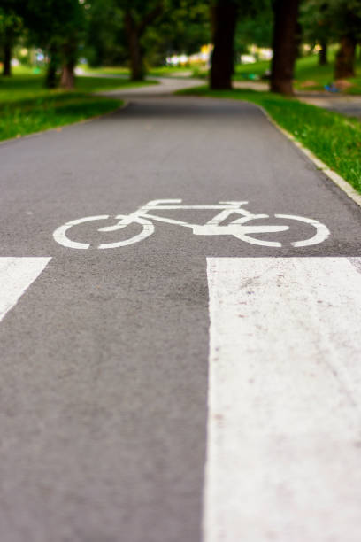 istock Cycle Paths in the city Park 1005668362