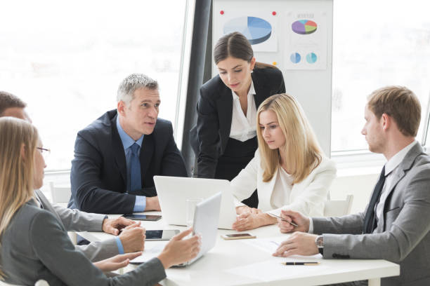 istock Business team meeting in office 1005703090